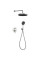 Душова система прихованого монтажу Devit Flow D117125001111BN brushed nickel