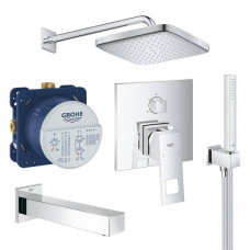 Душова система прихованого монтажу Grohe Eurocube Tempesta Cube 250 UA26417SC2 на 3 споживачі