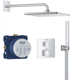 Душова система прихованого монтажу з термостатом Grohe Grohtherm Cube 34868000