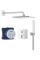 Душова система прихованого монтажу з термостатом Grohe Grohtherm Cube 34868000