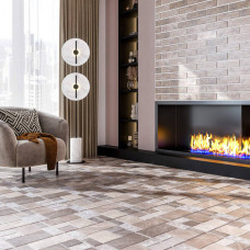 Керамограніт Golden Tile Stone Brick Світло-бежевий SBV770 30x30 см