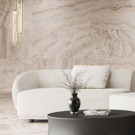 Керамограніт Azteca Travertine Tivoli Soft 120 Ivory 60x120 см