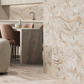 Керамограніт Azteca Decorado Lily Soft Ivory 60x120 см