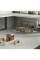 Керамограніт Provenza Salt Stone Eltx Modula Black Iron Rett 60x120 см
