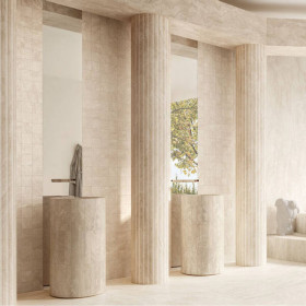 Керамограніт Emil Ceramica Dual Travertine Enns Dt.Pa White 10x10 см
