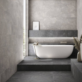 Плитка Baldocer Concept Grey Rectificado 30x90 см