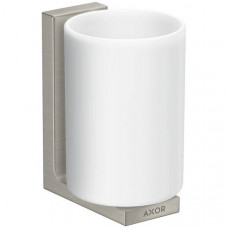 Склянка Axor Universal Rectangular 42604800 з тримачем, сталевий