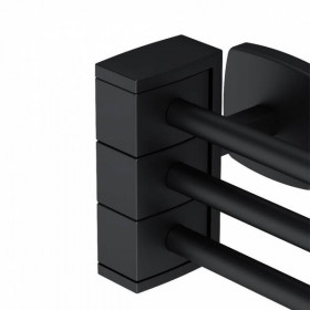 Тримач для рушників AM PM Gem A9032722 потрійний динамічний, чорний мат