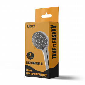 Лійка для ручного душу Лейки Lidz Niagara 11 98 мм округла LDNIA11CRM35464 Chrome