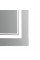 Дзеркало Qtap Cardinal 500х700 з LED-підсвічуванням Touch, з антизапотіванням, з димером, рег. темп. кольору (3000-6500K) Reverse QT0478C5070