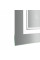 Дзеркало Qtap Cardinal 500х800 з LED-підсвічуванням Touch, з антизапотіванням, з димером, рег. темп. кольору (3000-6500K) Reverse QT0478C5080