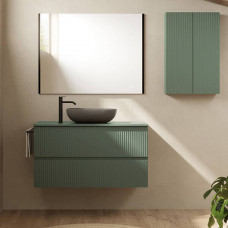 Тумба Royo Vora 131775 підвісна зі стільницею 131454 mineral green (зелений) 100 см