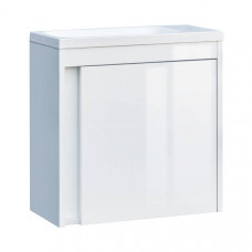 Тумба з раковиною Devit Small 063050W, білий глянець 50 см