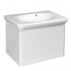 Тумба з раковиною Devit Fly New 0020120W підвісна білий 60 см