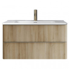 Тумба Royo Dai C0074610 (127111 + 124782) підвісна дуб з раковиною Beauty 100 см