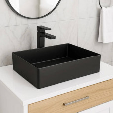 Раковина SDR Ceramiche Qube 11 MBLVQ11 в кольорі графіт 50x33 см