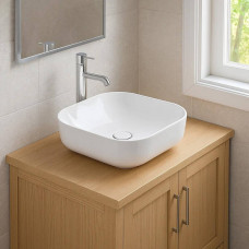 Раковина SDR Ceramiche Pool 1 LVP1 білий глянець 42x42 см
