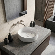 Раковина Devit Flow DFL3270100W на стільницю, біла 40 см