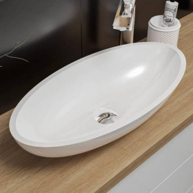 Раковина Miraggio Nice на стільницю, білий глянець 60x30 см