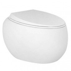 Унітаз підвісний RAK Ceramics Cloud CLOWC1446AWHA безобідковий з кришкою CLOSC3901WH Soft Close