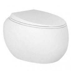 Унітаз підвісний RAK Ceramics CLOUD CLOSC391500 + CLOWC1446500A безобідковий із сидінням Soft Close
