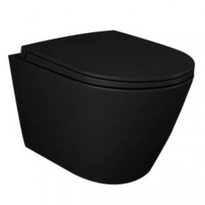 Унітаз підвісний RAK Ceramics FEELING RSTSC3901504 + RST23504A безобідковий із сидінням Soft Close