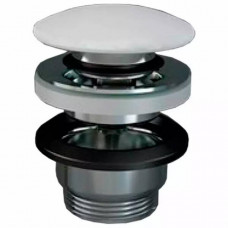 Донний клапан для раковини RAK Ceramics Feeling DUO000500A Click-Clack, білий матовий